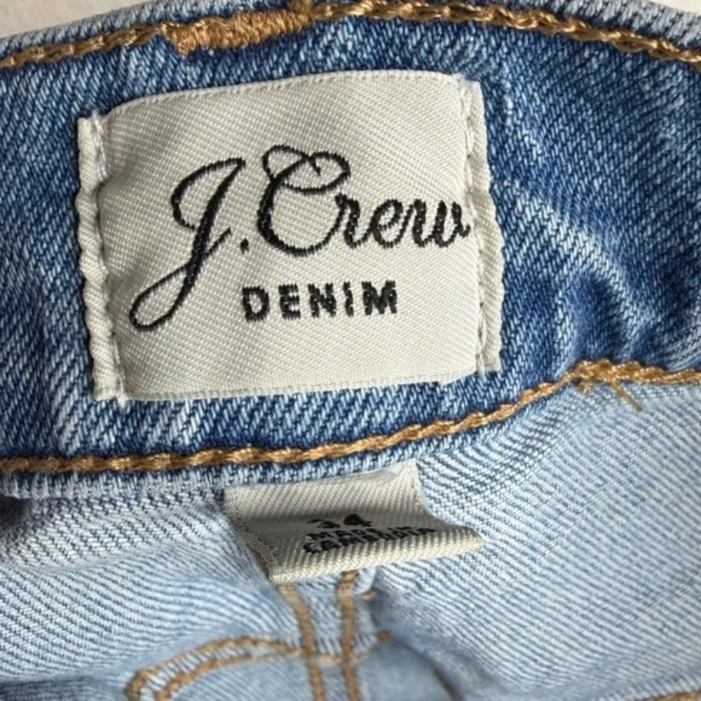 J. Crew High Rise Denim‎ Shorts size 34 Blue